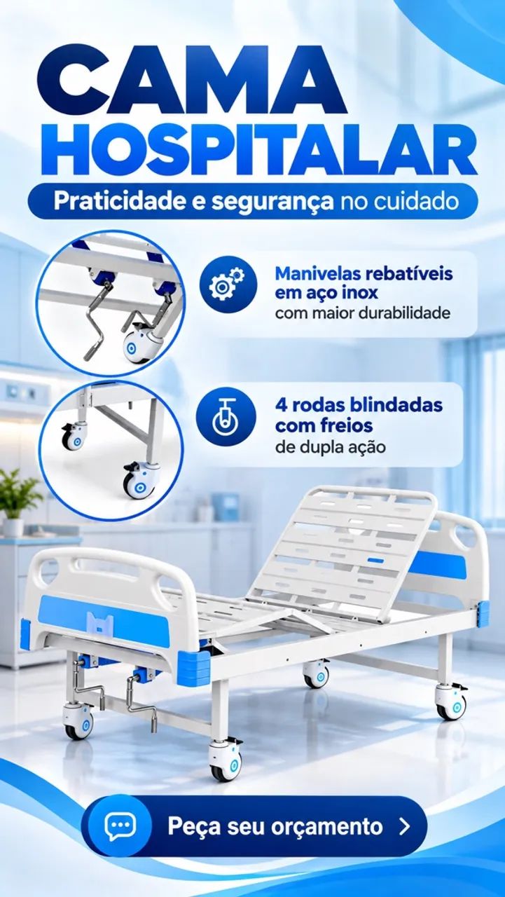 Cama hospitalar  - Foto 2