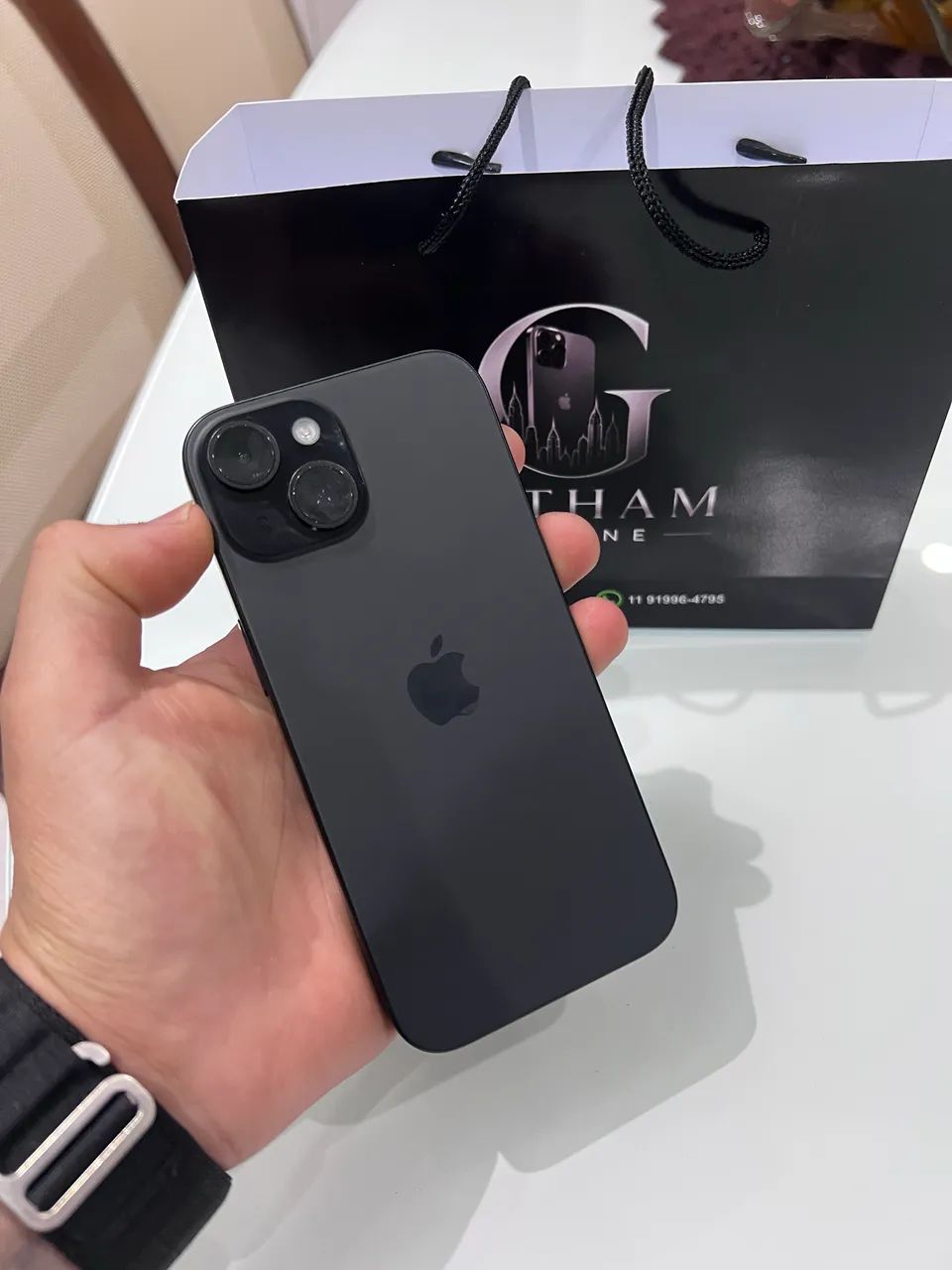 IPHONE 15 PRETO 128 GB