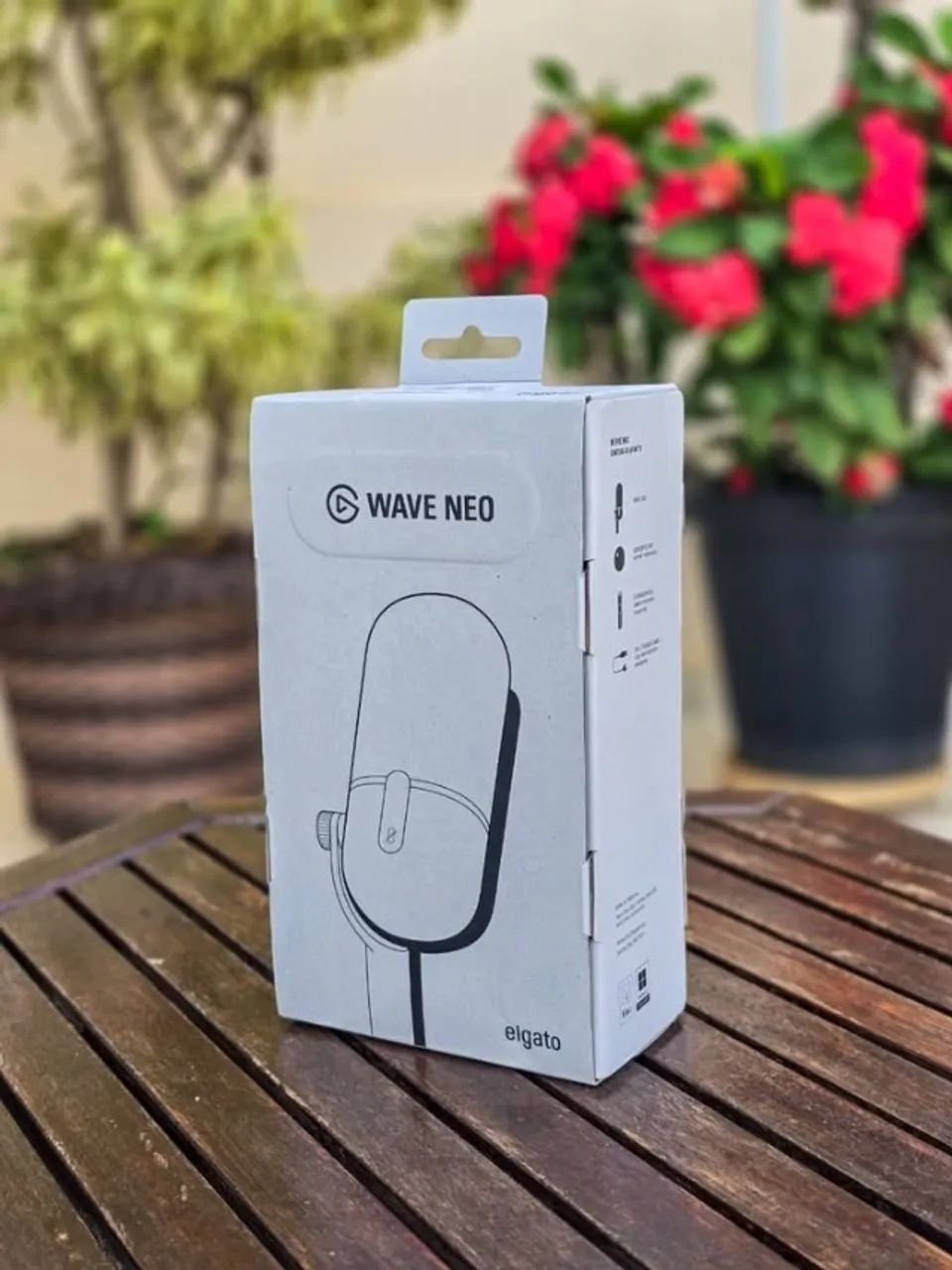 Microfone Condensador Elgato Wave Neo, USB, Branco
