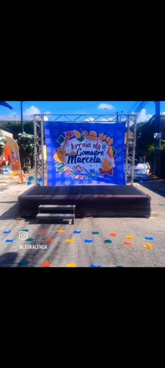 Palco, tendas, tablados, passarela e gradil.  - Foto 2
