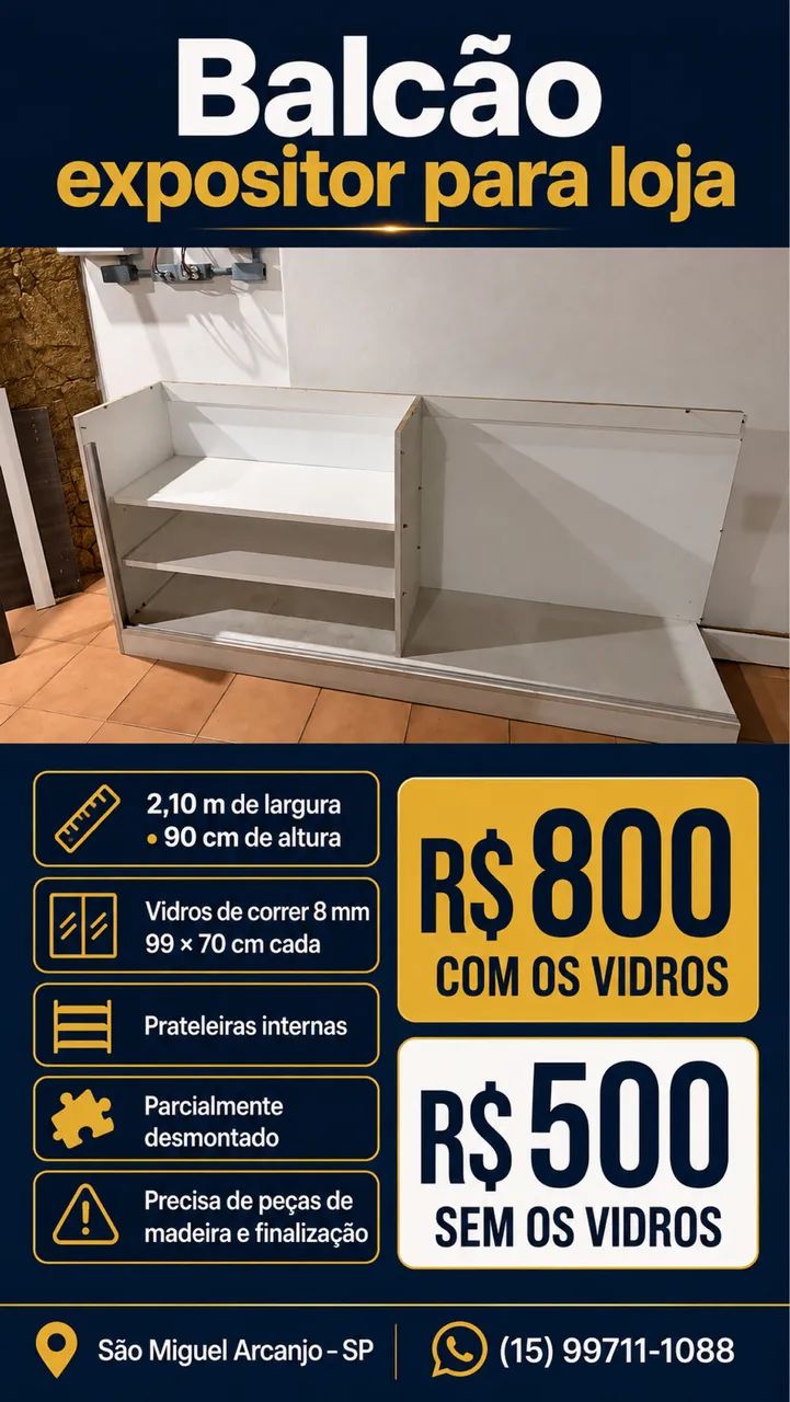 BALCÃO EXPOSITOR  - Foto 4