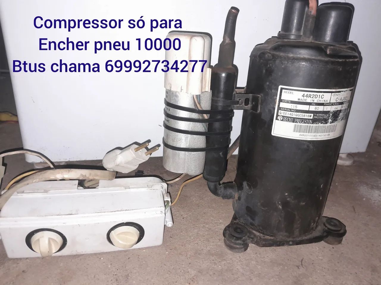 Compressor só para fazer ar