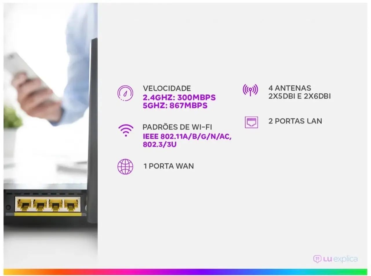 Roteador Mi Router 4A (Novo)  - Foto 3