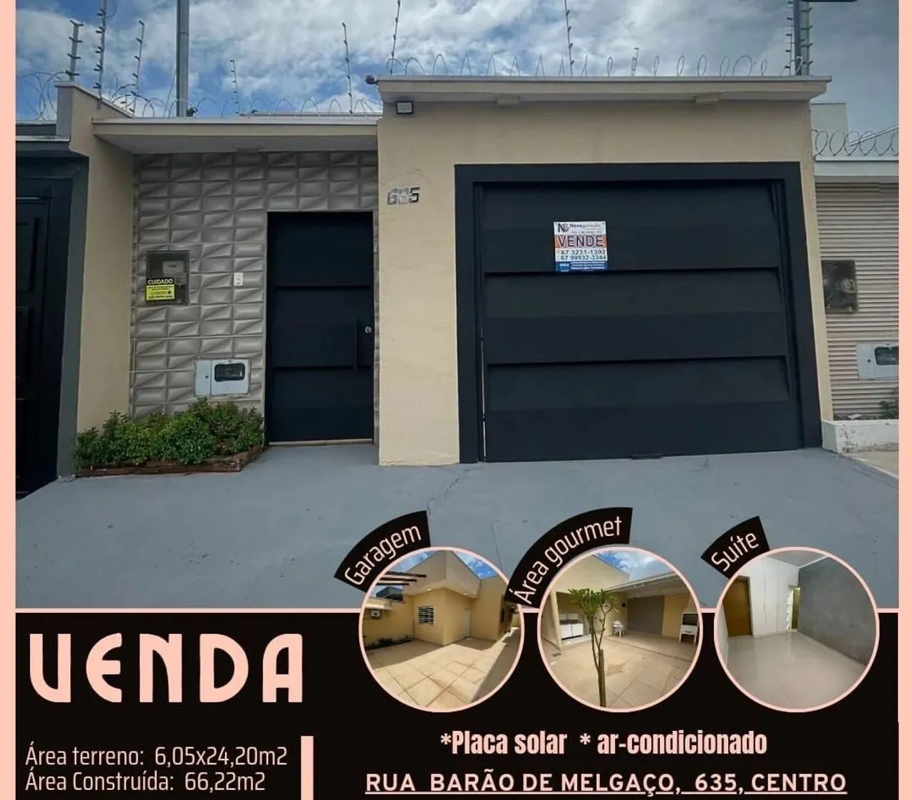 Casa em área nobre de Corumbá 