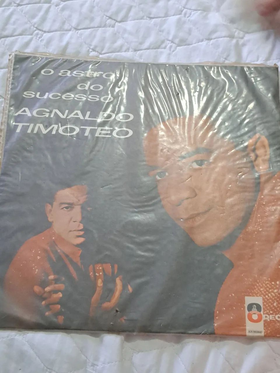 Disco de Vinil Agnaldo Timóteo - O Astro do Sucesso
