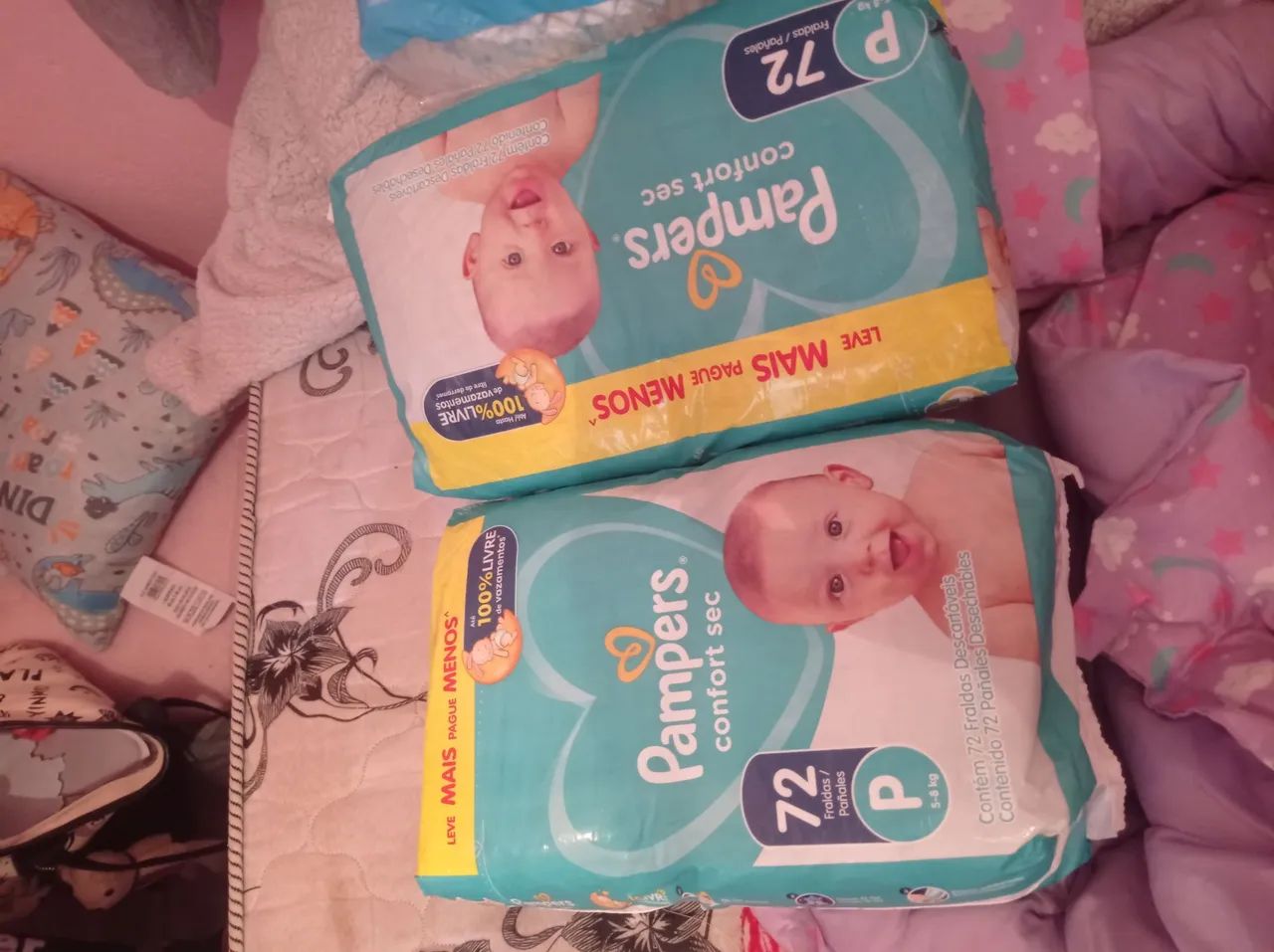 Fralda que sobraram da minha filha preço bom ou pode negociar 