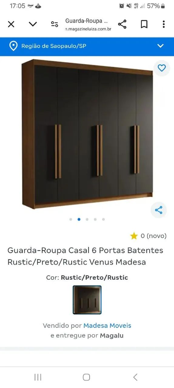 Guarda roupa casal