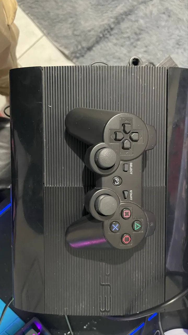 Ps3 super slim funcionando desbloqueado leia - Foto 2