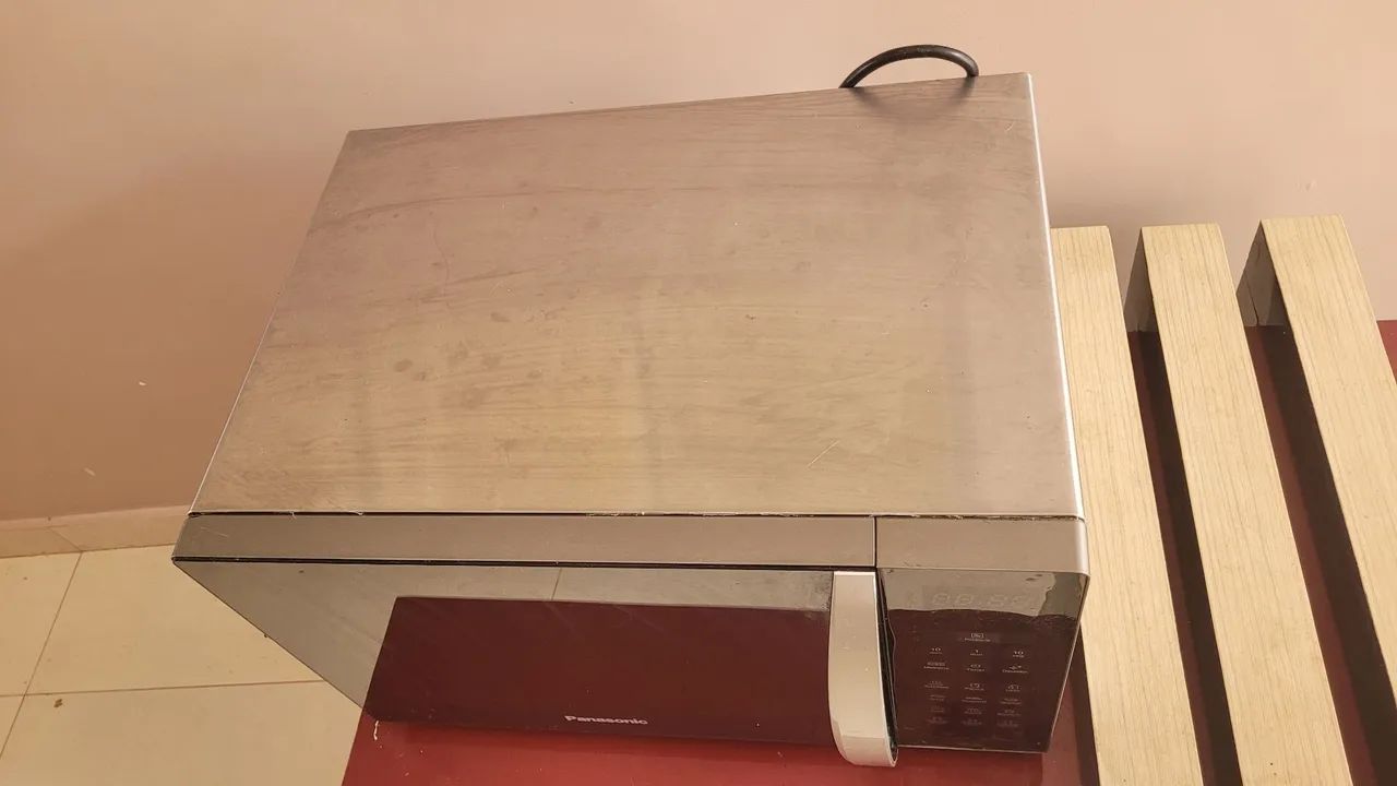 Vendo micro-ondas Panasonic 34L em ótimo estado  - Foto 4