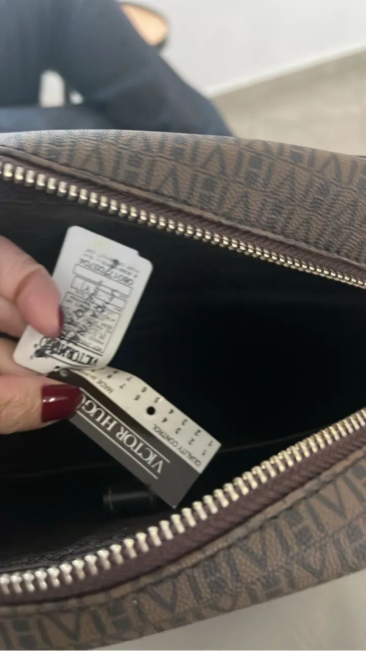 Bolsa Victor Hugo original masculina (nova) - Foto 4