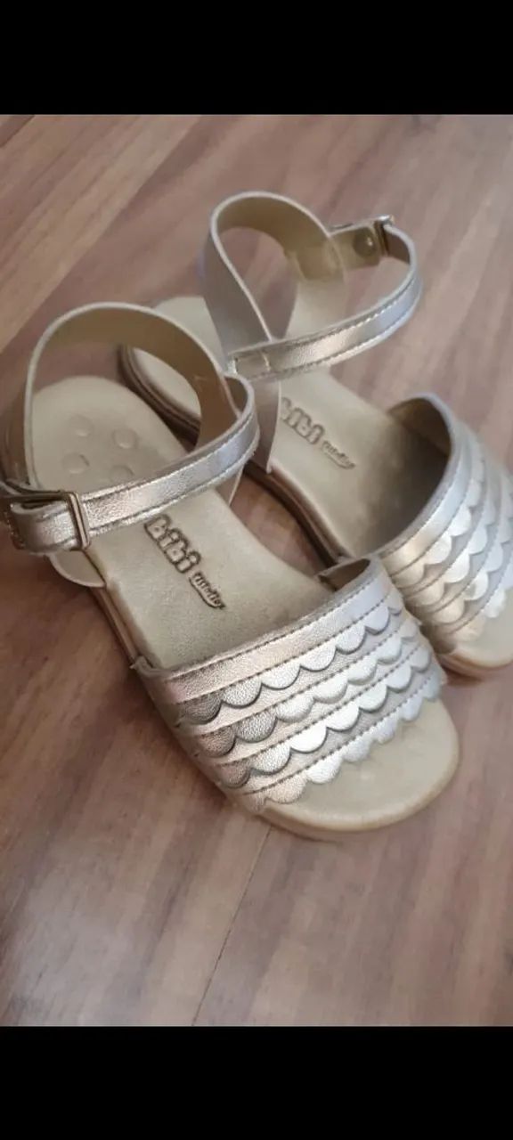 Golden Sandal - Bibi Brand - Size 25