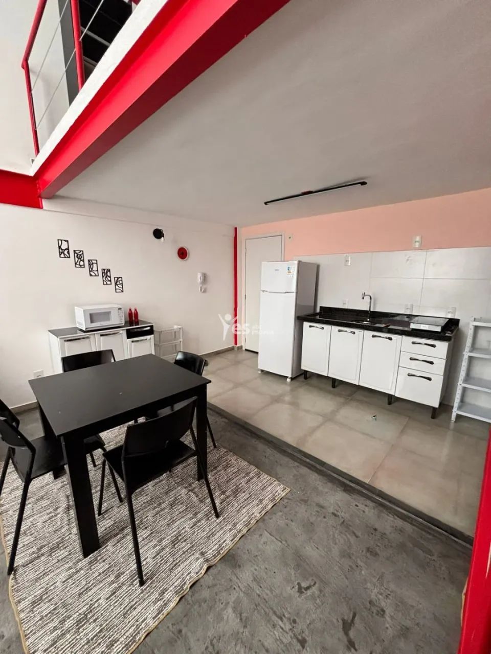 Studio Totalmente Mobiliado em Santo André - Santa Terezinha. REF: 19913