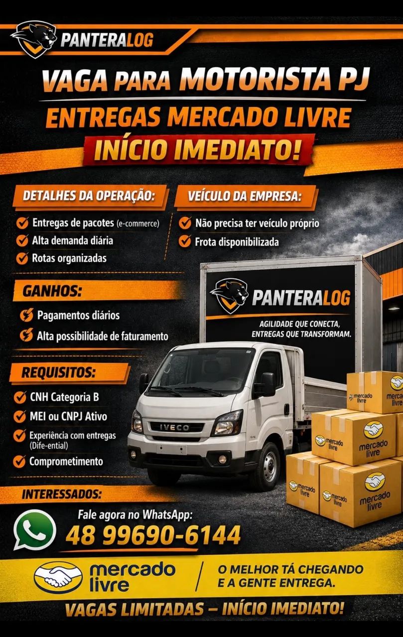 Contratação de motorista 