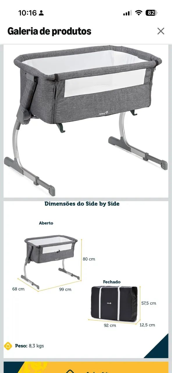 Berço Side by side Safety 1st