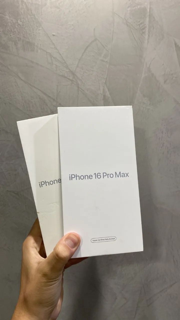Lacrado - Iphone 16 pro max 256gb - CPO - Com Grantia Apple 