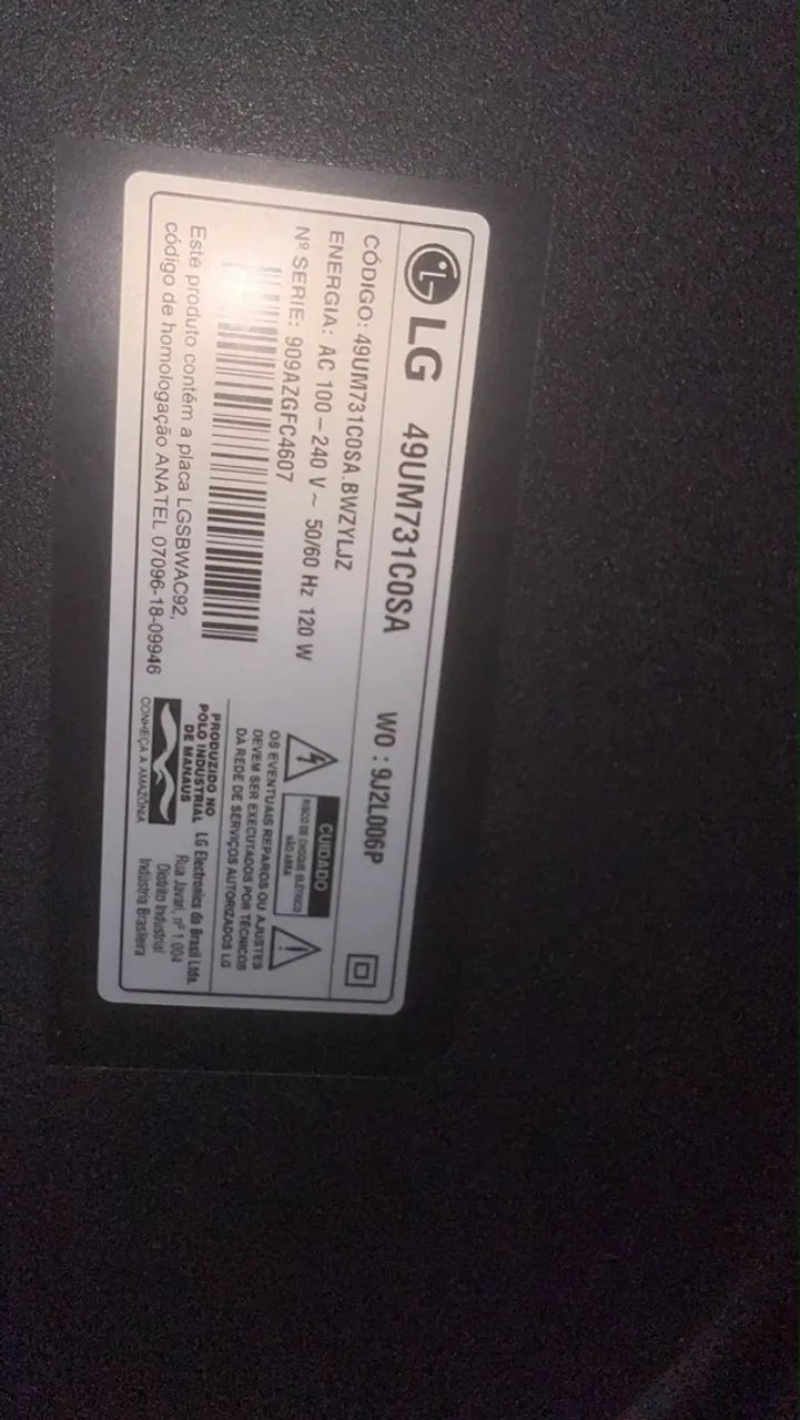 LG Smart TV 49 polegadas 4K UHD - Foto 3