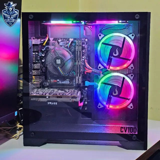 PC 33) PC Gamer Intel i5-8400 16GB NVMe GTX1050 Ti - Computadores