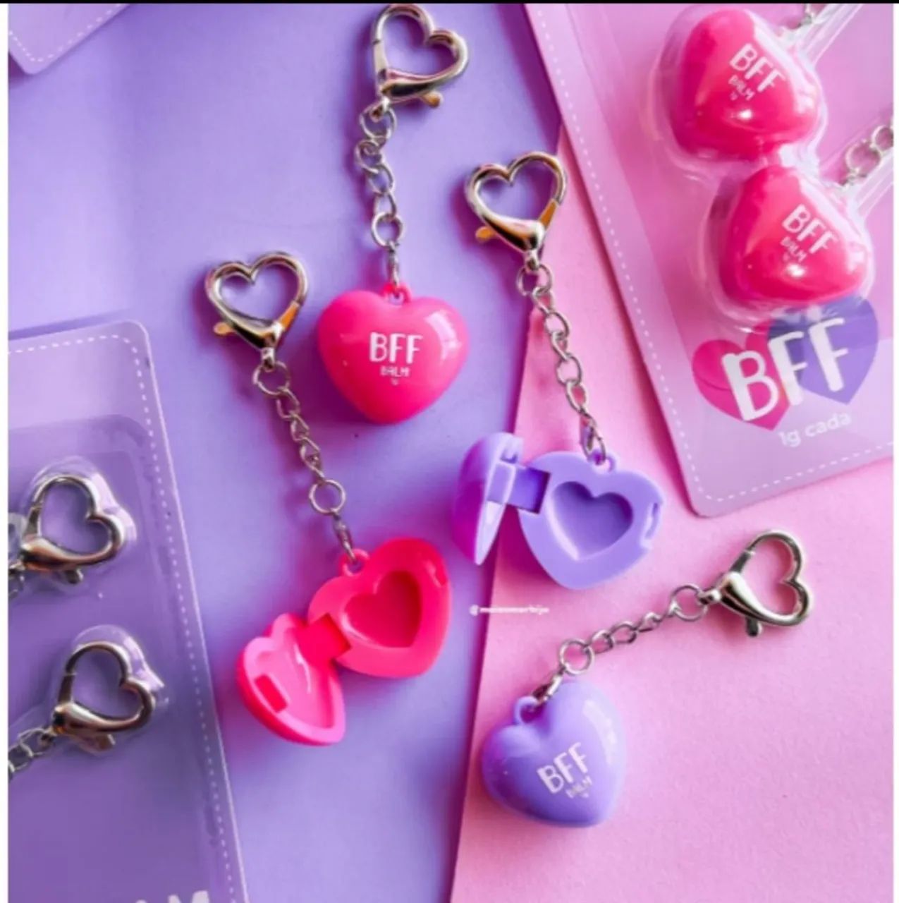 Kit balm chaveiro Mia Make BFF - Foto 4