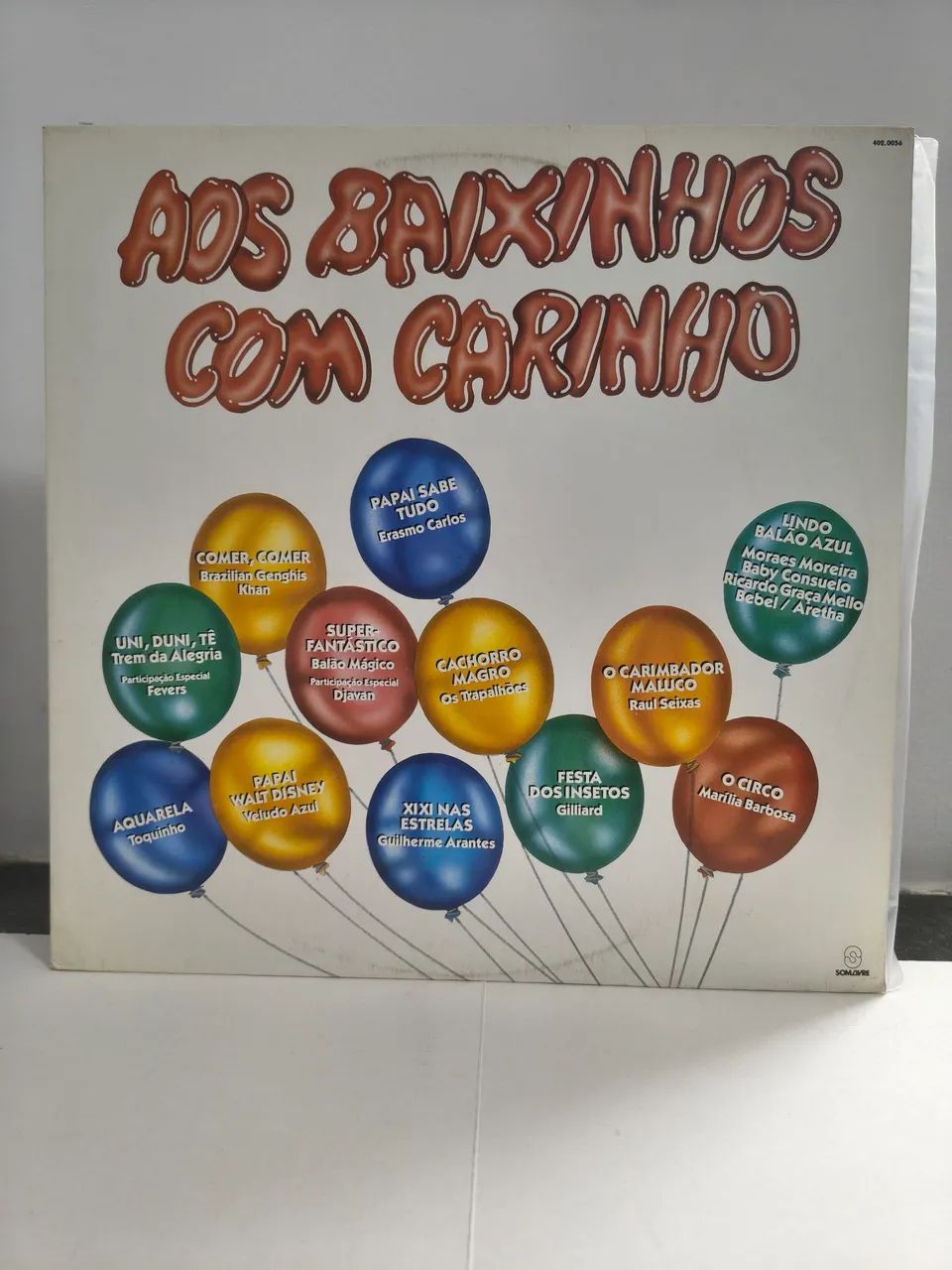 LP vinil Aos Baixinhos com carinho