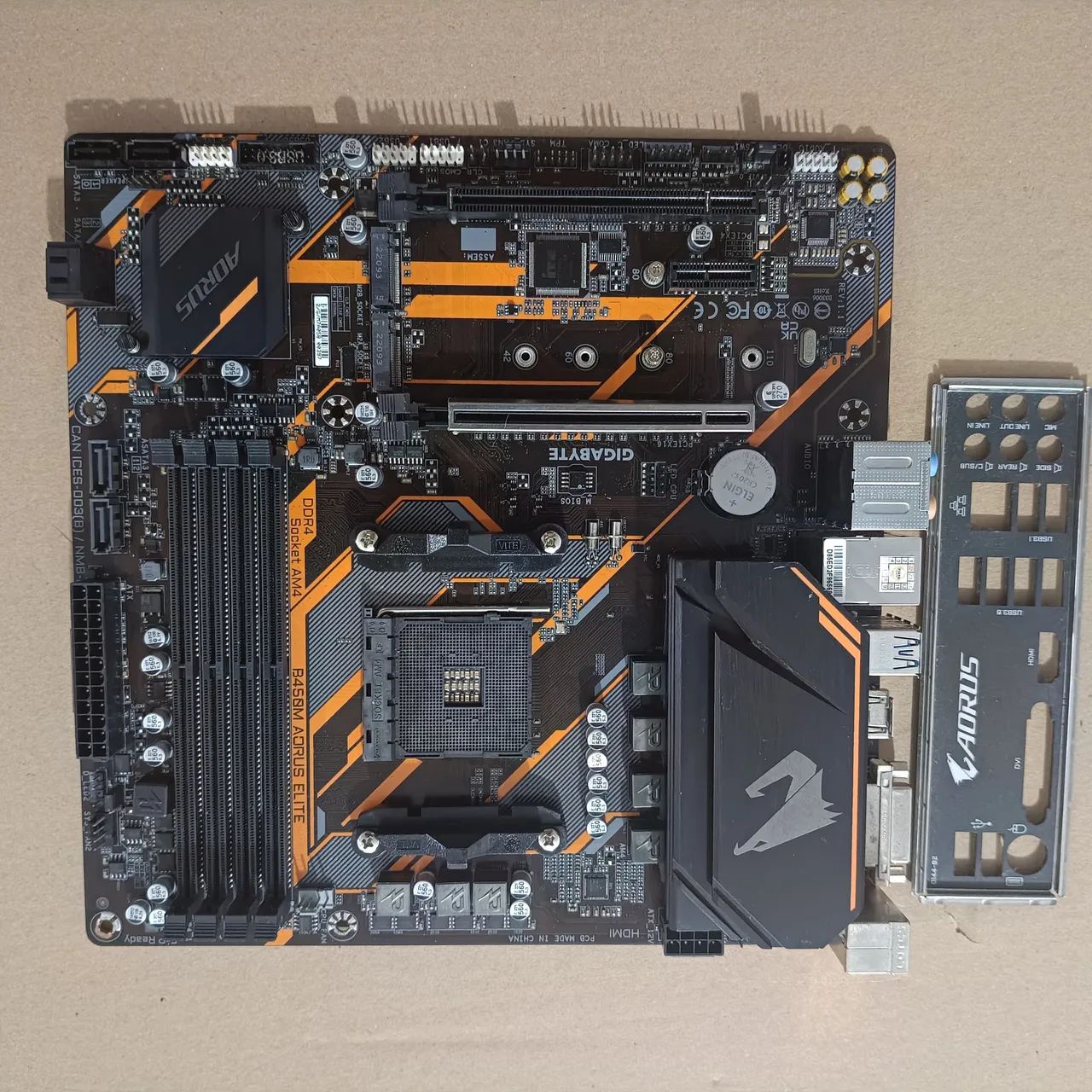 PLACA MÃE B450M AORUS ELITE  - Foto 4