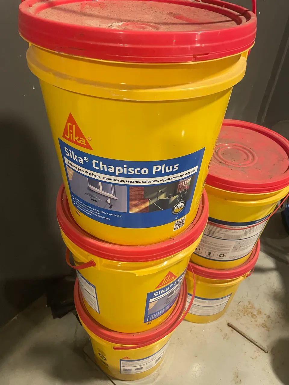 Sika Chapisco Plus 5 Baldes de 18l