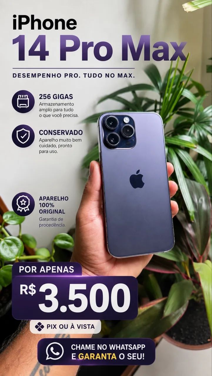 iPhone 14pro Max 256g - Foto 2