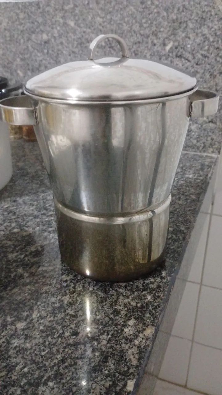 Cuscuzeira inox  - Foto 2