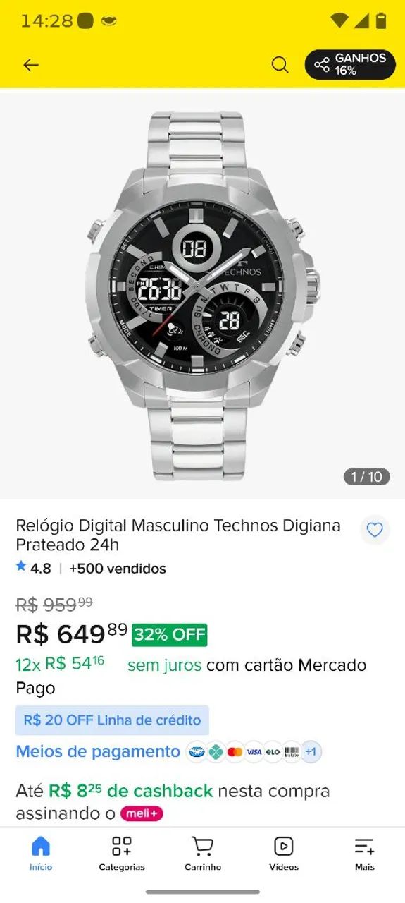Relógio Technos ANADIG  - Foto 4