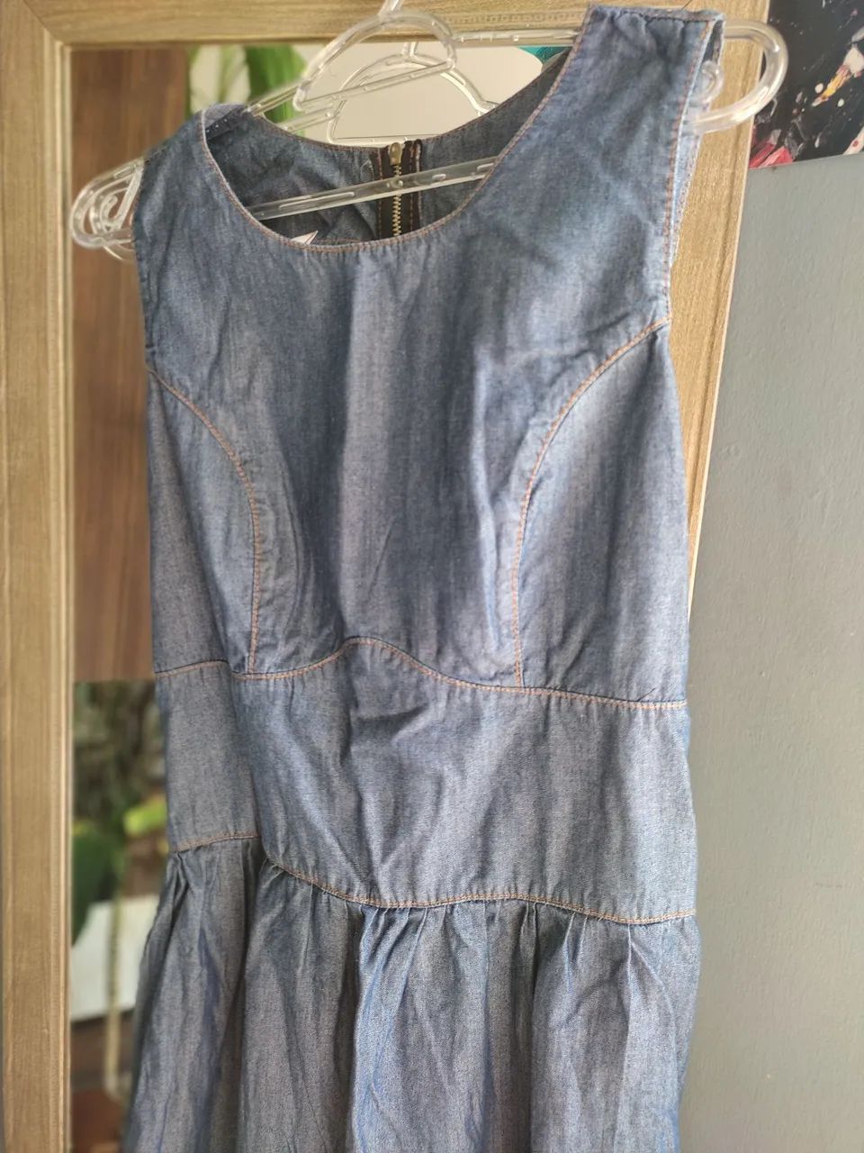 Vestido Longo Jeans - Foto 2