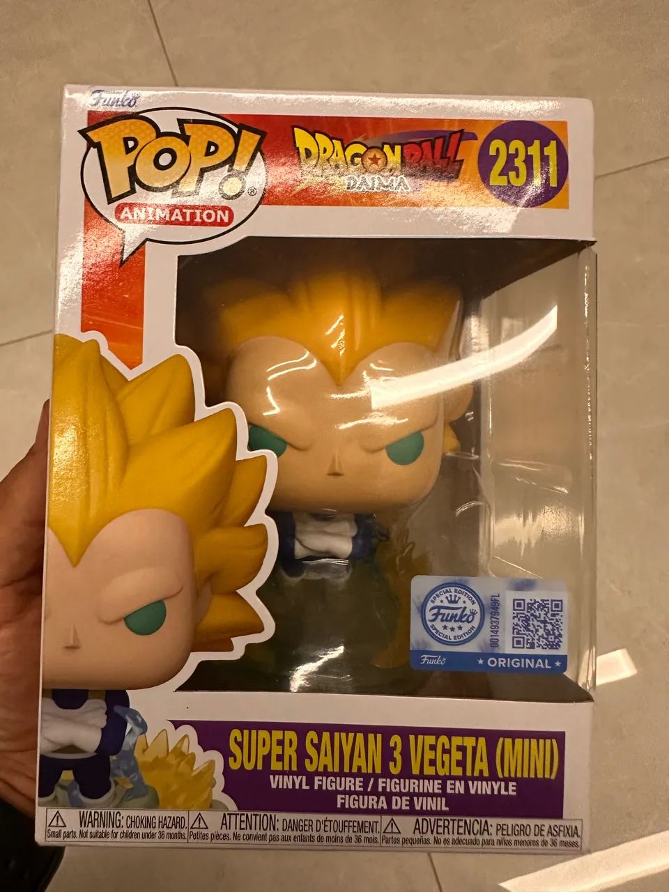 Funko Pop Vegeta Super Saiyan 3 (Mini) Dragon Ball
