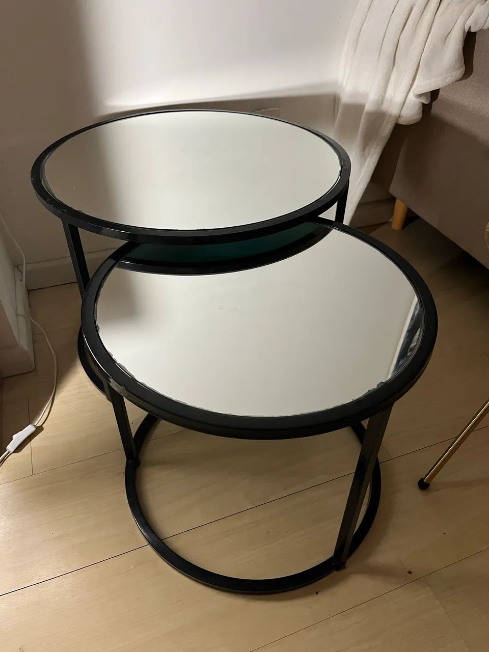 Set de mesas auxiliares con espejo65060623760513121