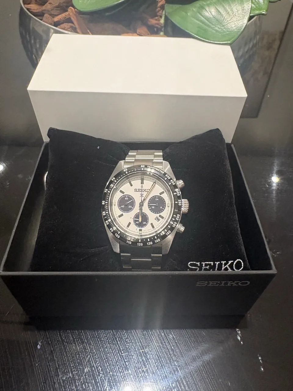 Seiko Speedtimer Panda SSC813 - full set