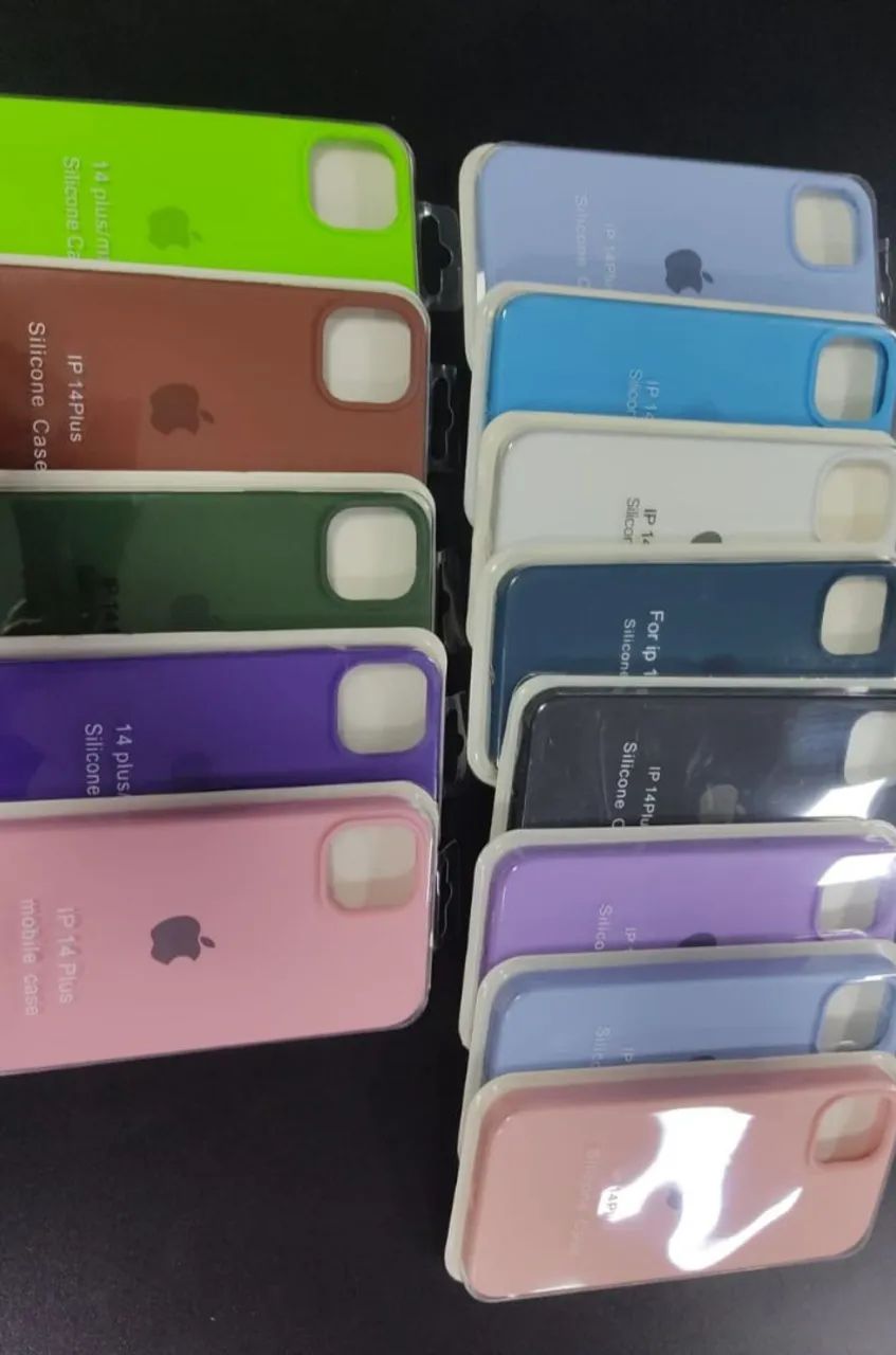 Capa de iphone de silicone.