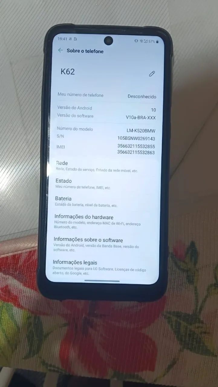 Vendo LG k62 com 64 gb - Foto 3