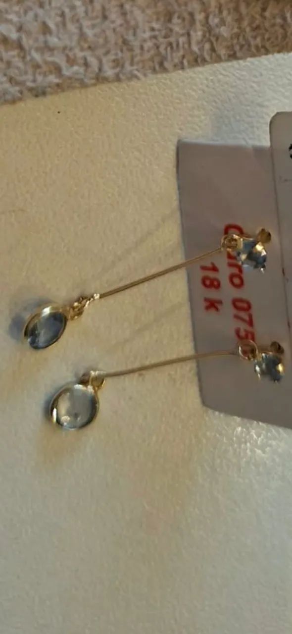 Brinco ouro 18k 