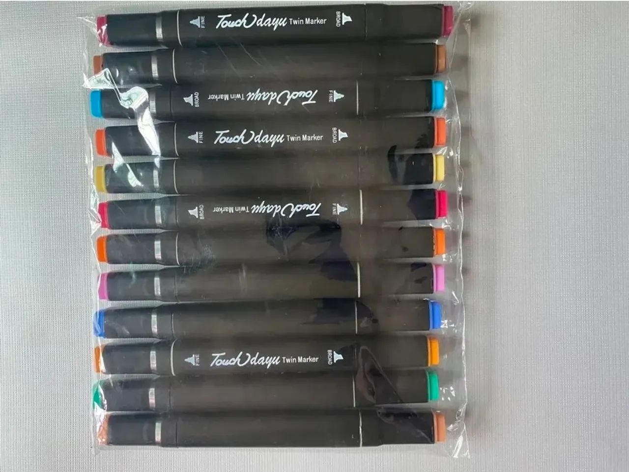 Jogo de Canetas Marcadoras Touch Dayu Twin Marker 