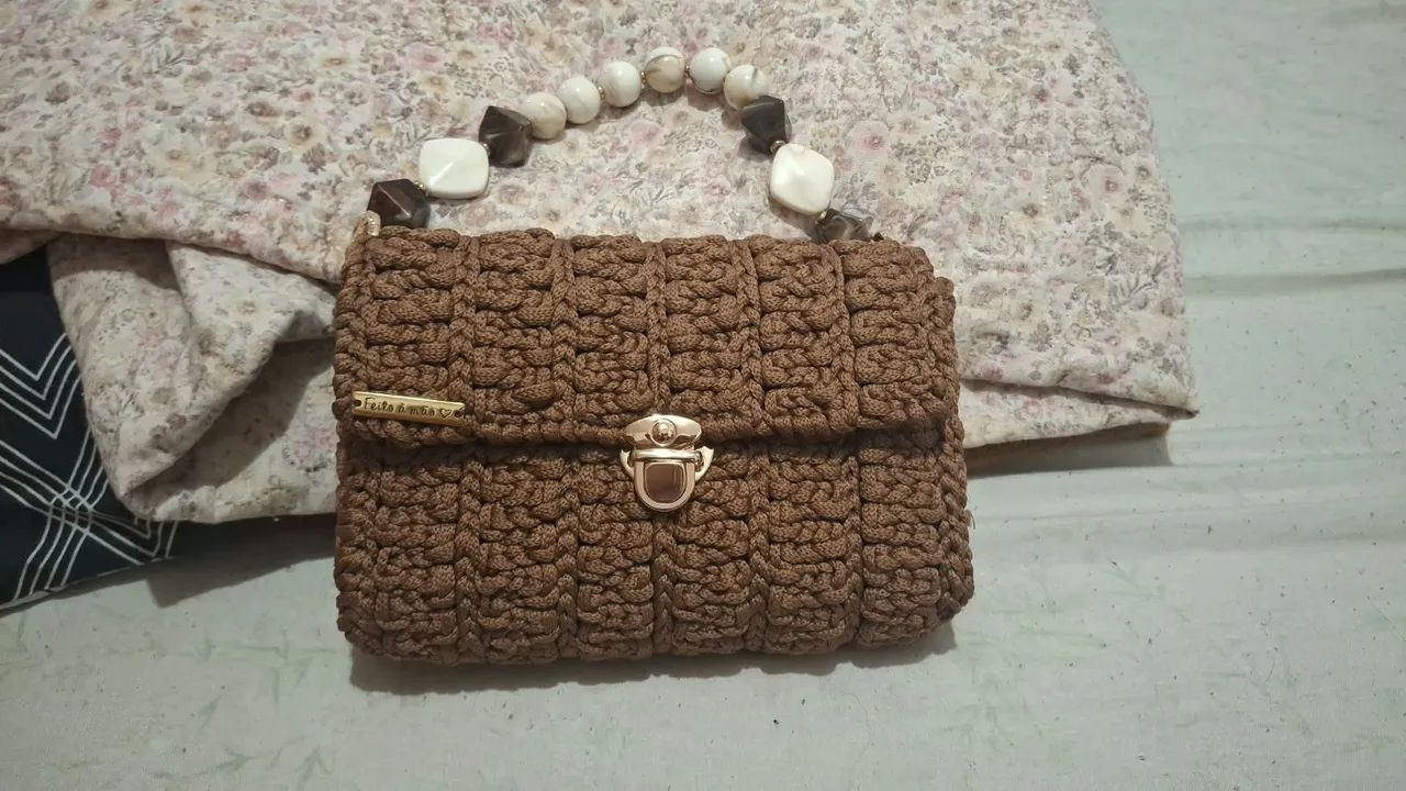 Bolsas de crochê - Foto 4