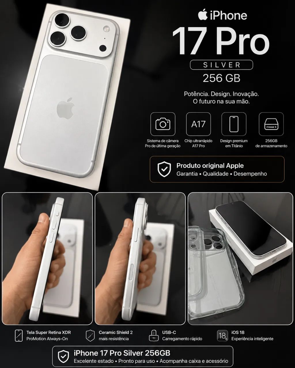 iPhone 17 Pro Silver 