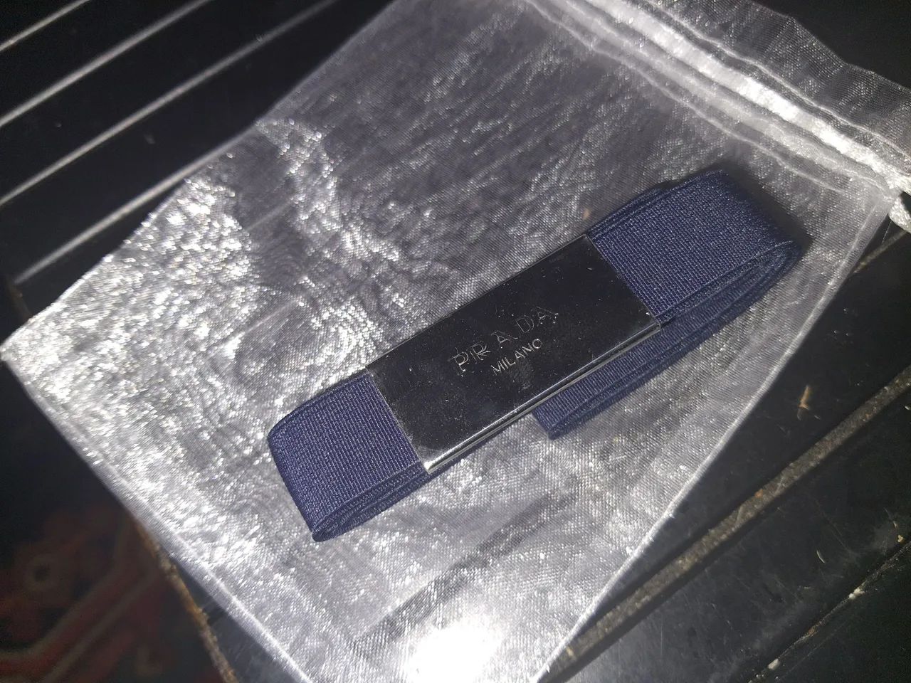 Elástico Prada azul 80 cm. - Foto 4