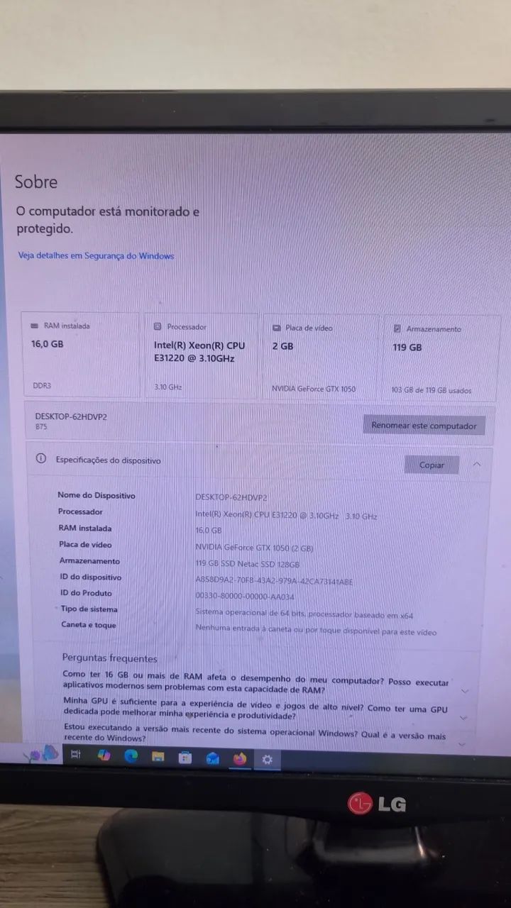 Pc Gamer GTX1050 - Foto 4