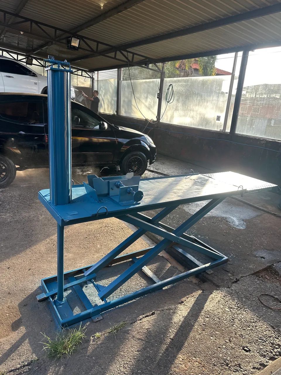 Elevador Pneumático 350kg para Motocicletas  - Foto 2