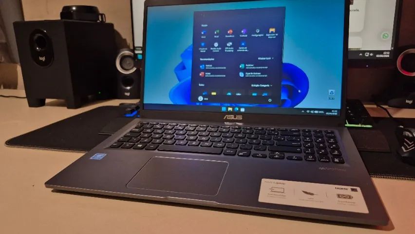 Notebook Asus N4020, 4GB, SSD 120GB, brinde e garantia de fábrica! - Foto 4