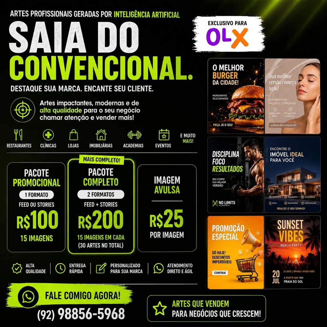 Posts Profissionais com IA