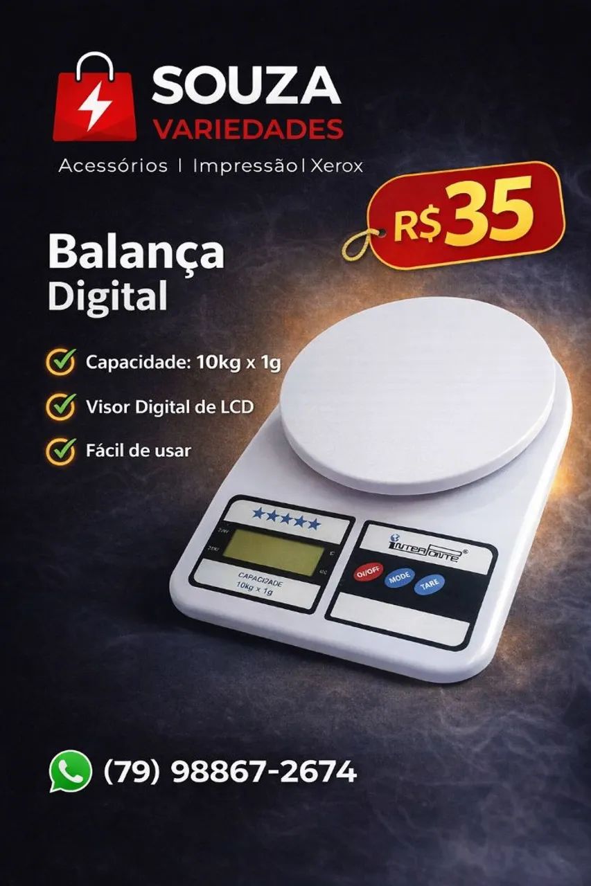 Balança Digital de Cozinha