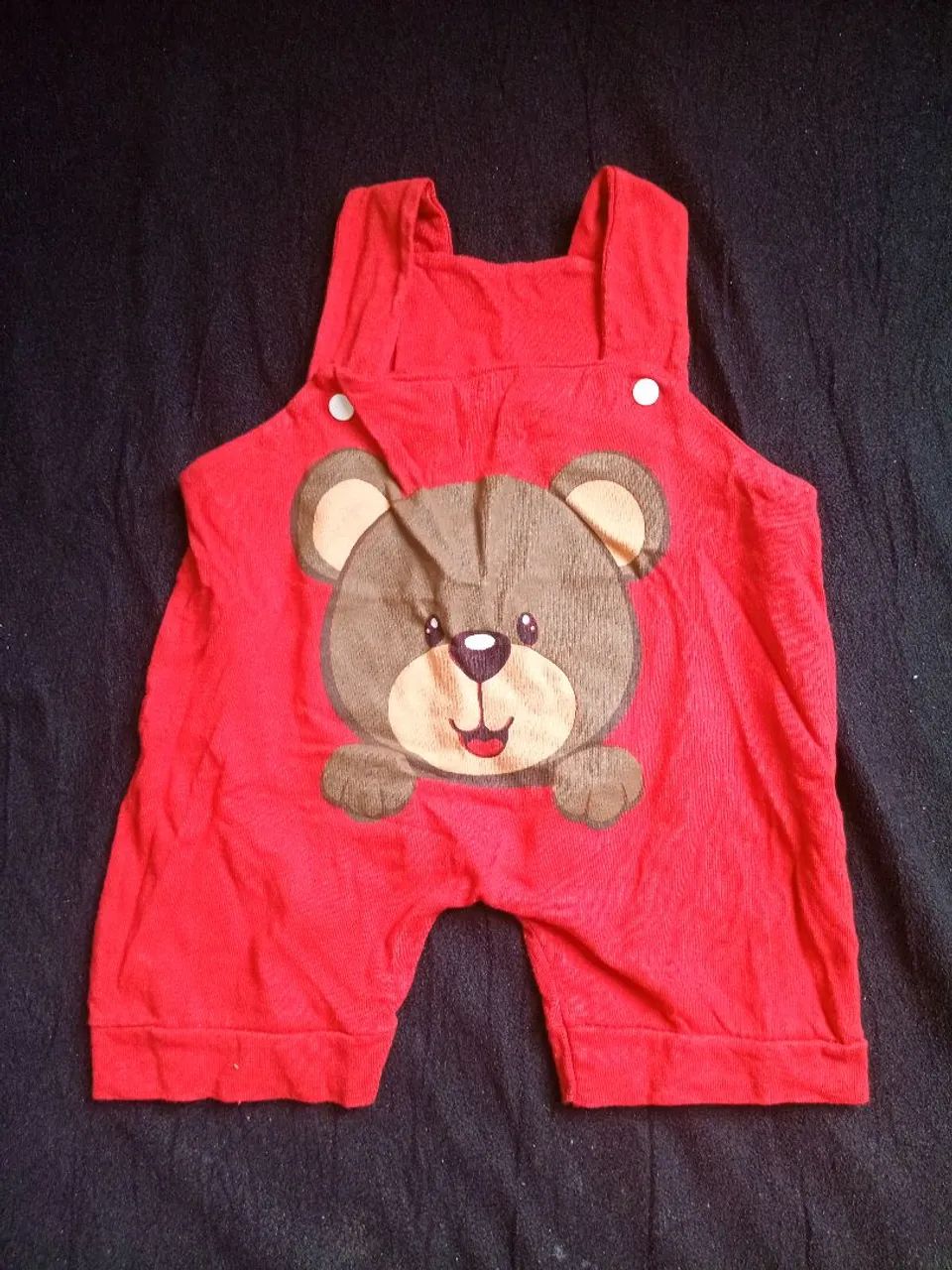 Kit com 3 jardineiras bebê  - Foto 2