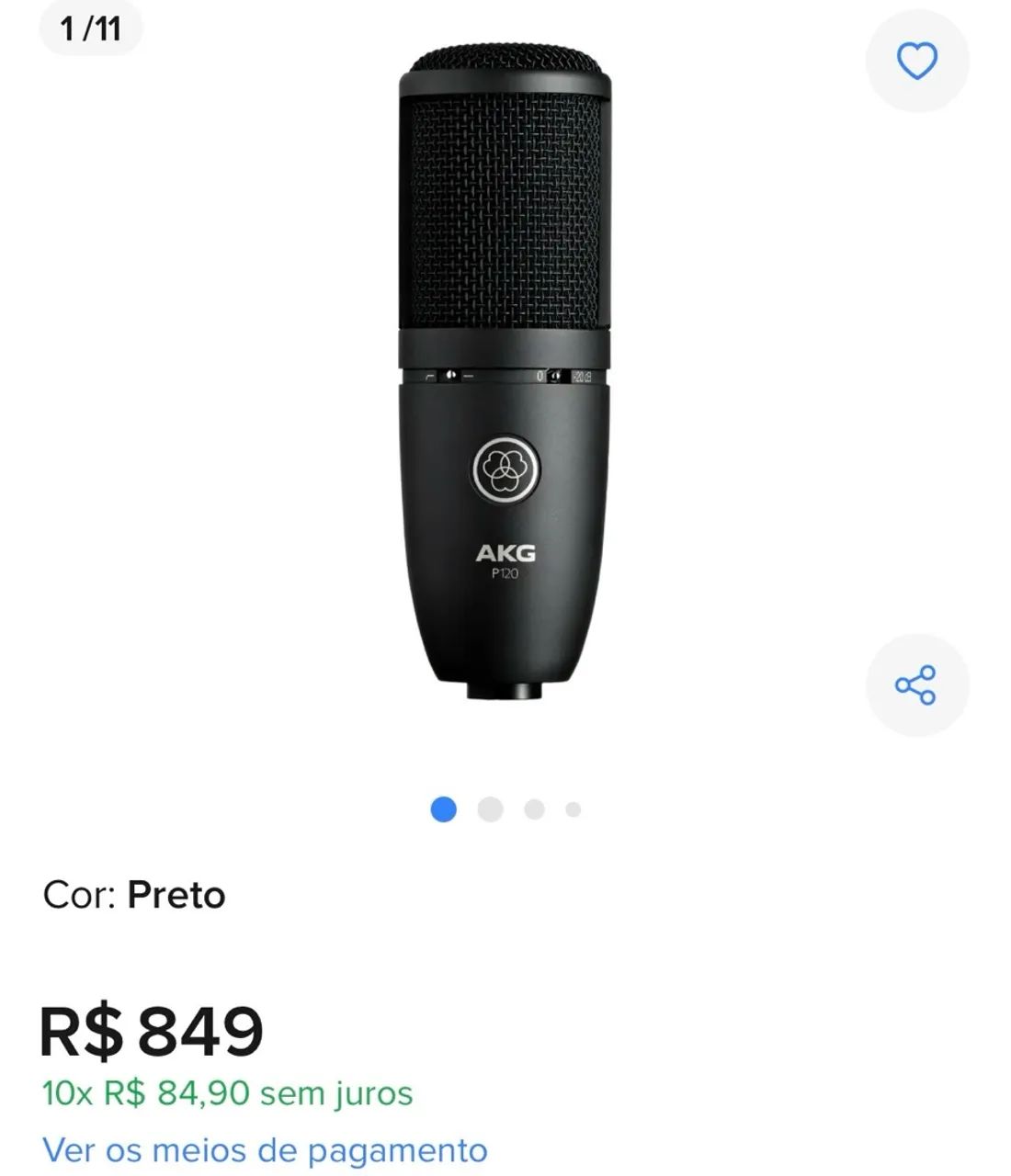 Microfone akg