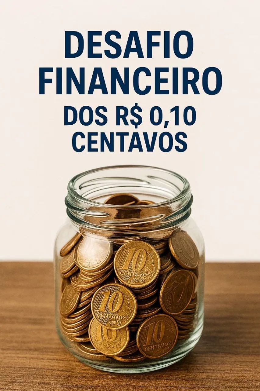 Desafio Financeiro dos 0.10 centavos em 1 ano  - Foto 2