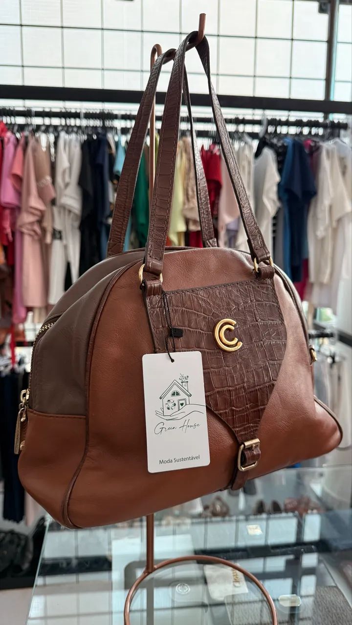 Bolsa Classe em couro  - Foto 3