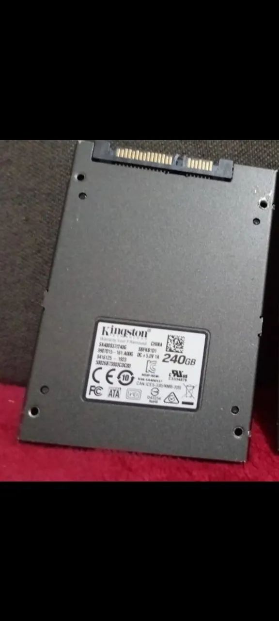SSD funcionando perfeitamente 