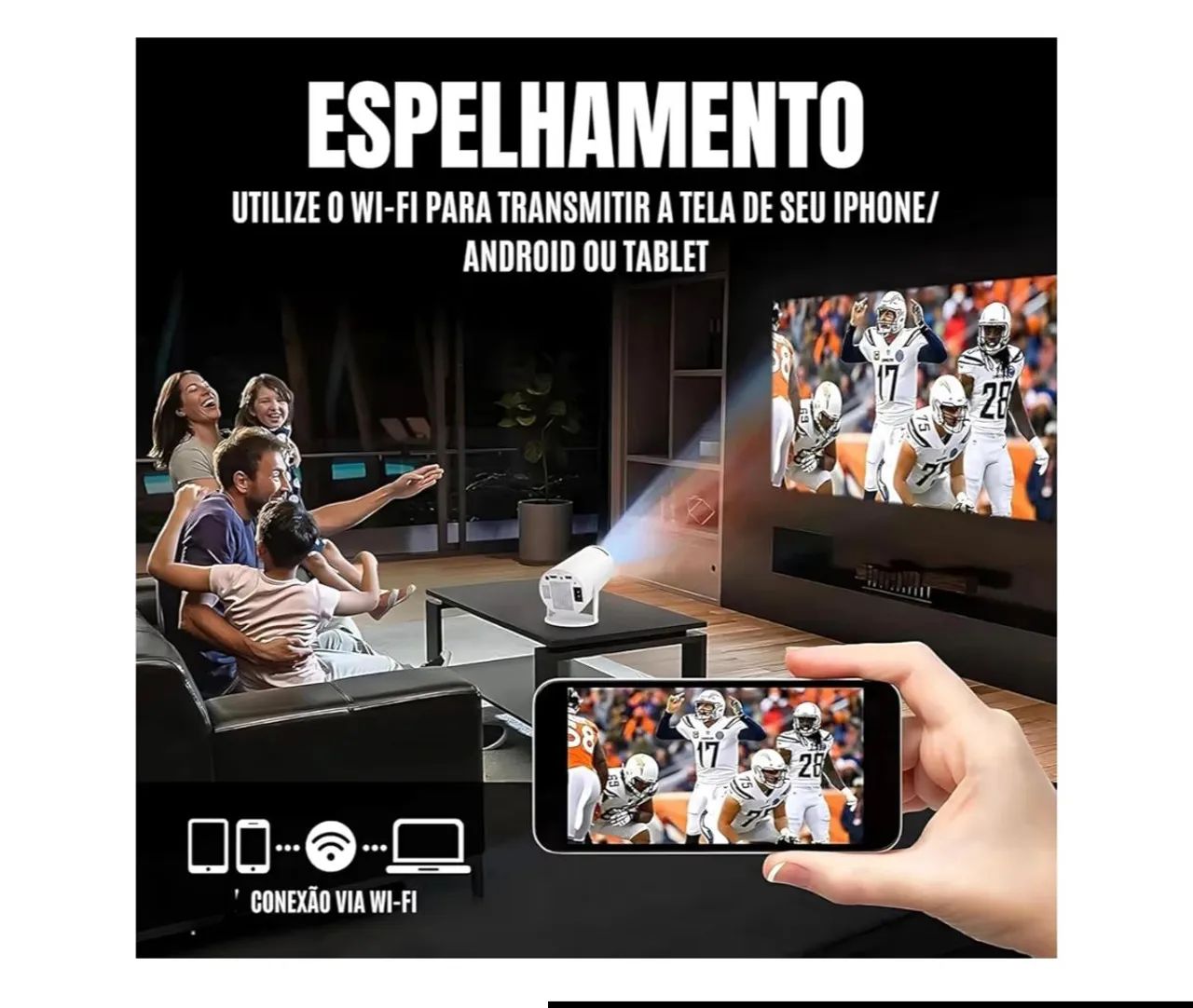 Mini Projetor Hy300 - Foto 5